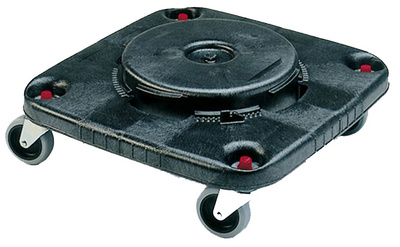 Rubbermaid container BRUTE, vierkant, 151,4 liter, grijs