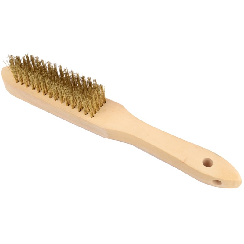 BRÜDER MANNESMANN brosse métallique, 5 rangées, 275 mm, manche en bois