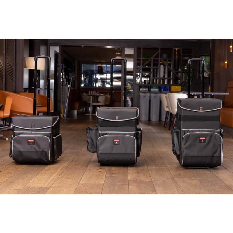 Rubbermaid chariot polyvalent Quick Cart, moyen, gris, 419×363×533 mm