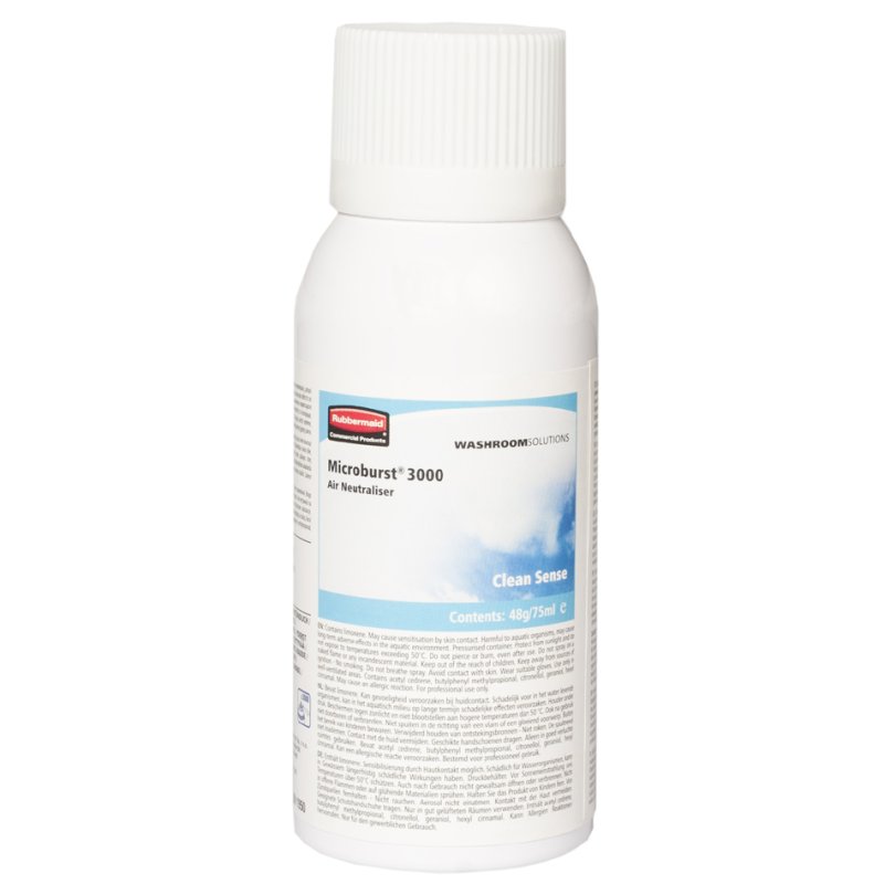 Rubbermaid système désodorisant Microburst 3000 LCD, recharge, blanc, automatique