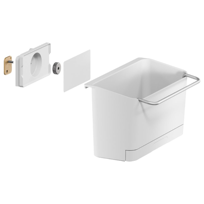 tesa KITCHEN sink organiser, white, plastic, 5 kg load capacity