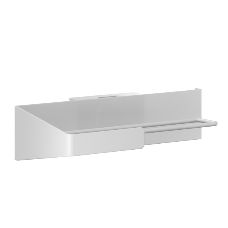 tesa KITCHEN kitchen roll holder, white, plastic, 5 kg load capacity