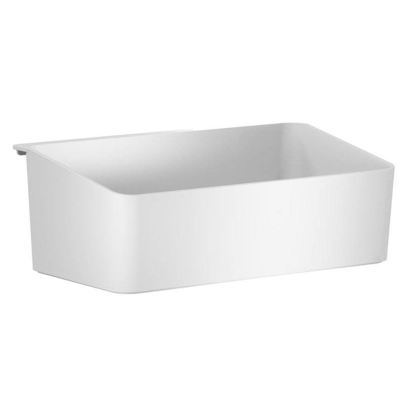 tesa Boîte d'organisation cuisine, blanc, 240×145×85 mm, capacité 5 kg