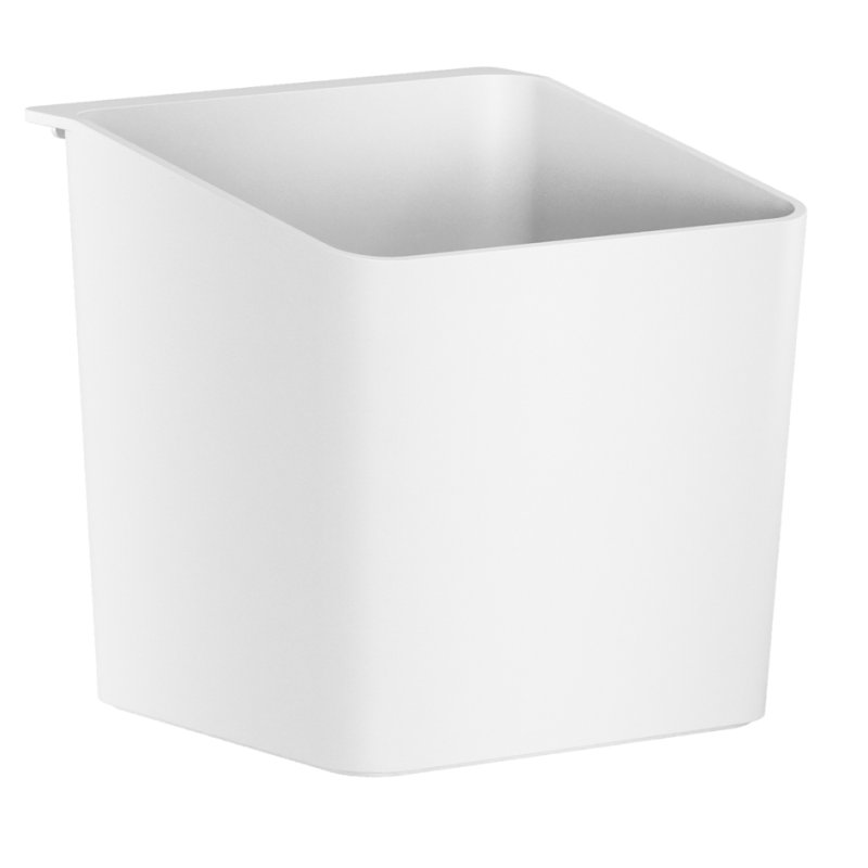 tesa KITCHEN spice jar, white, plastic, 135×145×135 mm