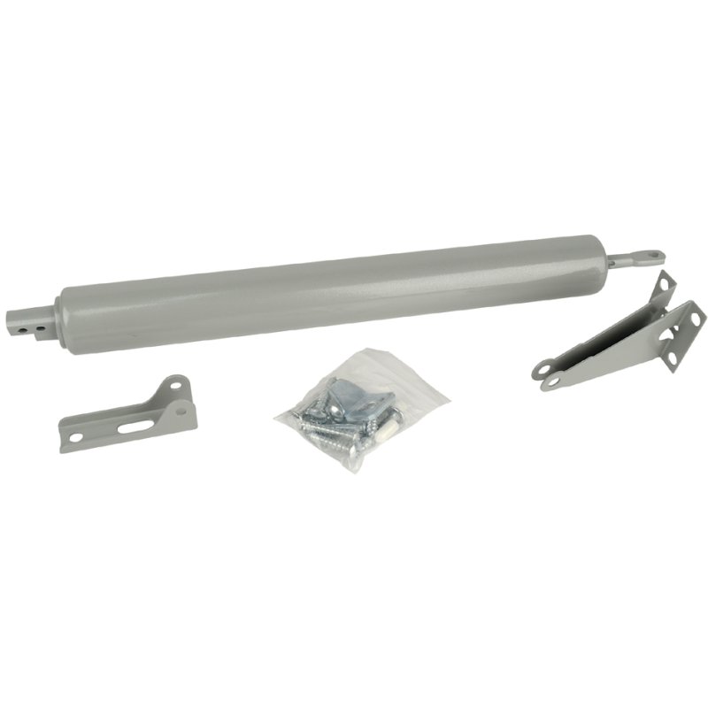 BRÜDER MANNESMANN pneumatische deurdranger, grijs, tot 15 kg, 80 cm