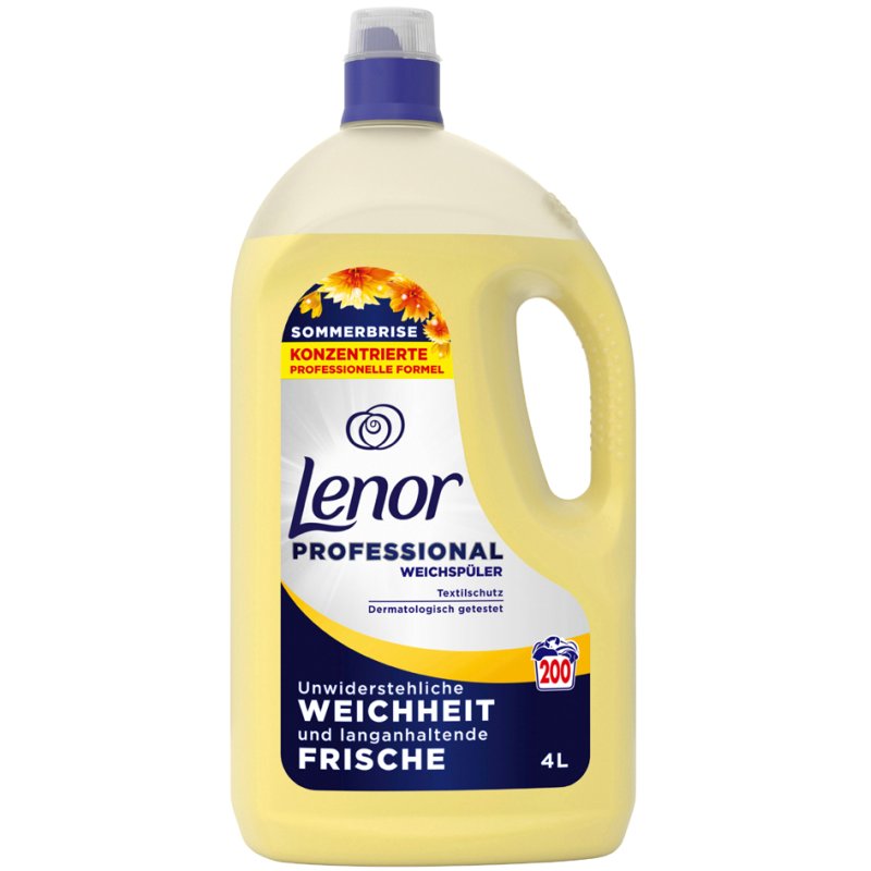 Lenor Professional assouplissant Avril Frais, 4 litres, 200 lavages