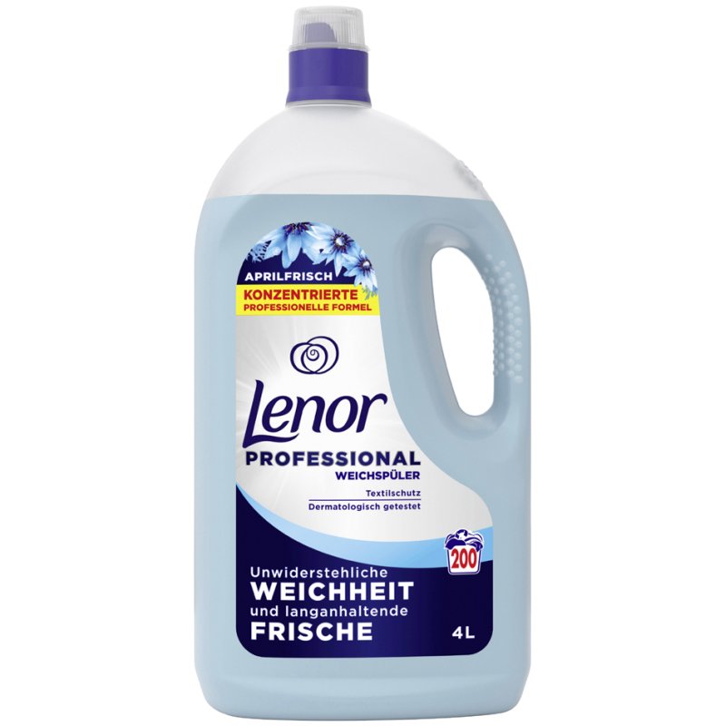 Lenor Professional assouplissant Avril Frais, 4 litres, 200 lavages
