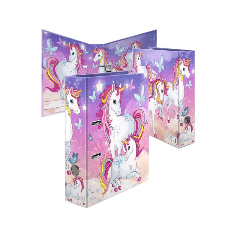HERMA classeur Happy Unicorns A4, 70 mm dos