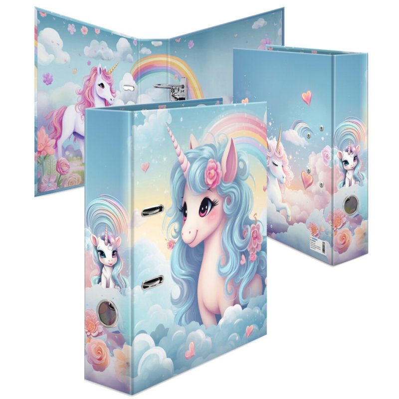 HERMA classeur Happy Unicorns A4, 70 mm dos