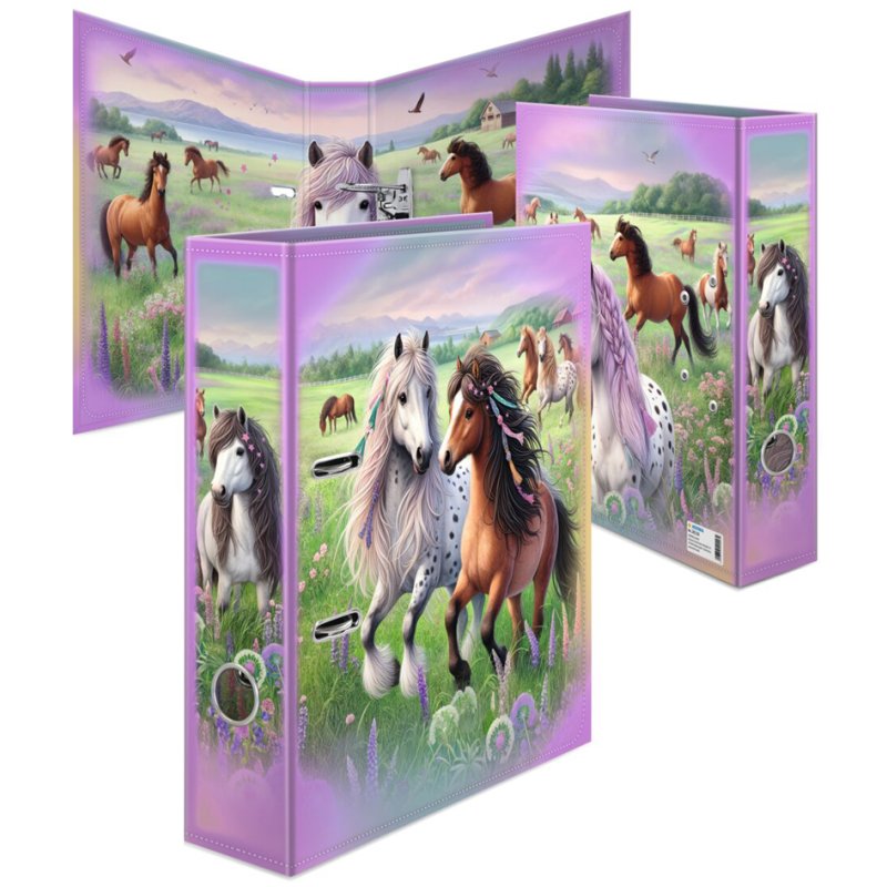 HERMA lever arch file Horse World A4, 70 mm