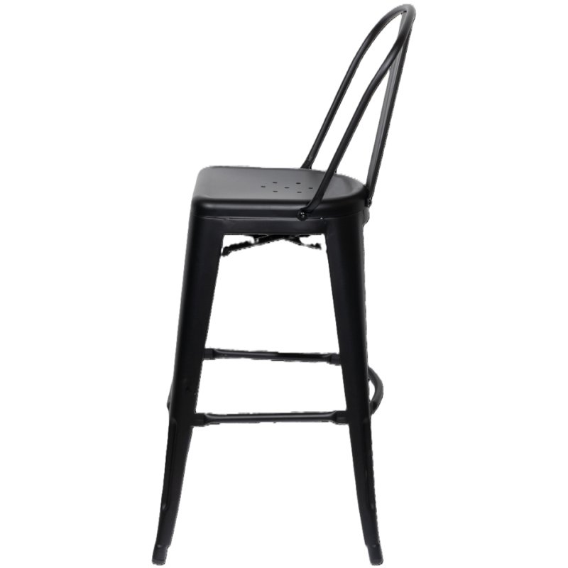 PAPERFLOW bar stools URBAN, galvanised steel, 2 pieces