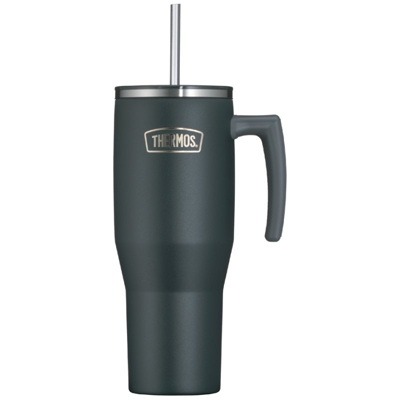 THERMOS gobelet isotherme RS, avec paille, 1,1 L, vert