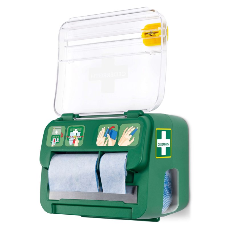 CEDERROTH pleisterdispenser Soft Foam Bandage 2-in-1, ABS-kunststoff, wandmontage