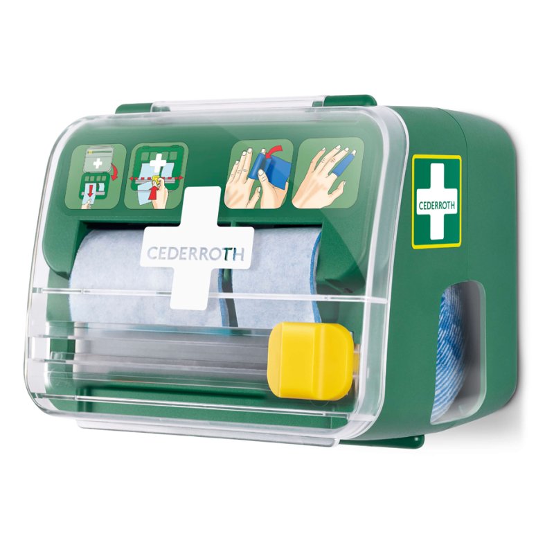 CEDERROTH pleisterdispenser Soft Foam Bandage 2-in-1, ABS-kunststoff, wandmontage