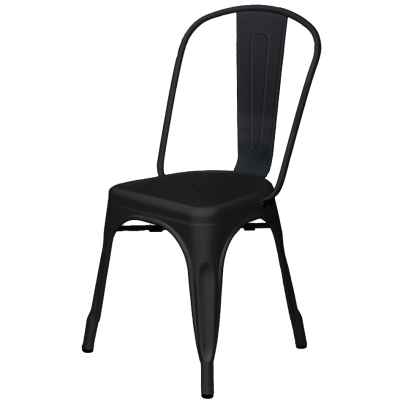 PAPERFLOW chaises visiteurs outdoor URBAN, blanc, lot de 2, empilables