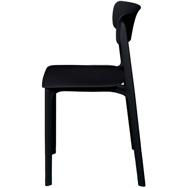 PAPERFLOW chaises de jardin OTHO, blanc, lot de 2 pièces, empilables