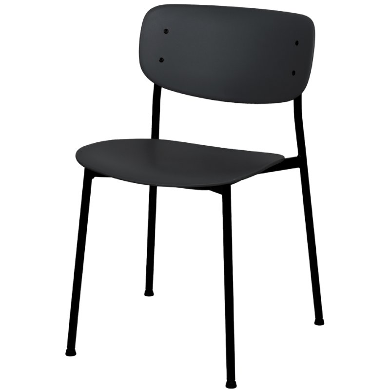 PAPERFLOW visitor chairs Soho, blue, stackable, set of 2
