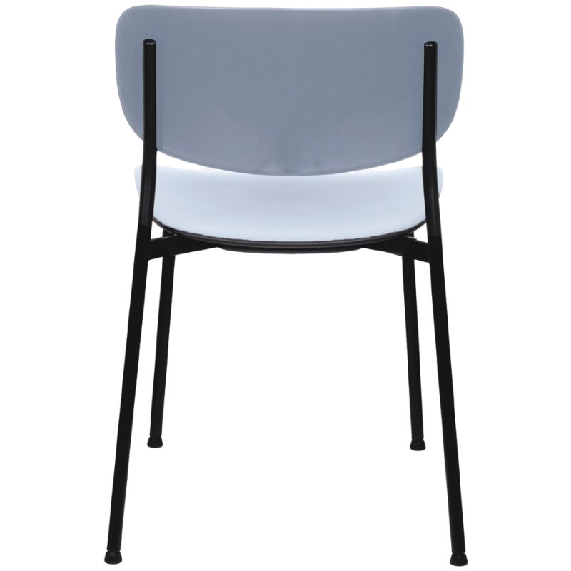 PAPERFLOW visitor chairs Soho, blue, stackable, set of 2