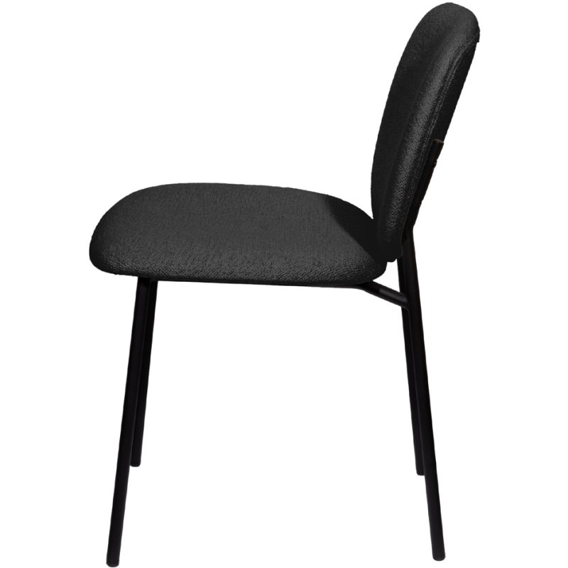 PAPERFLOW visitor chair TWIST, set of 2, grey, 480 mm seat height