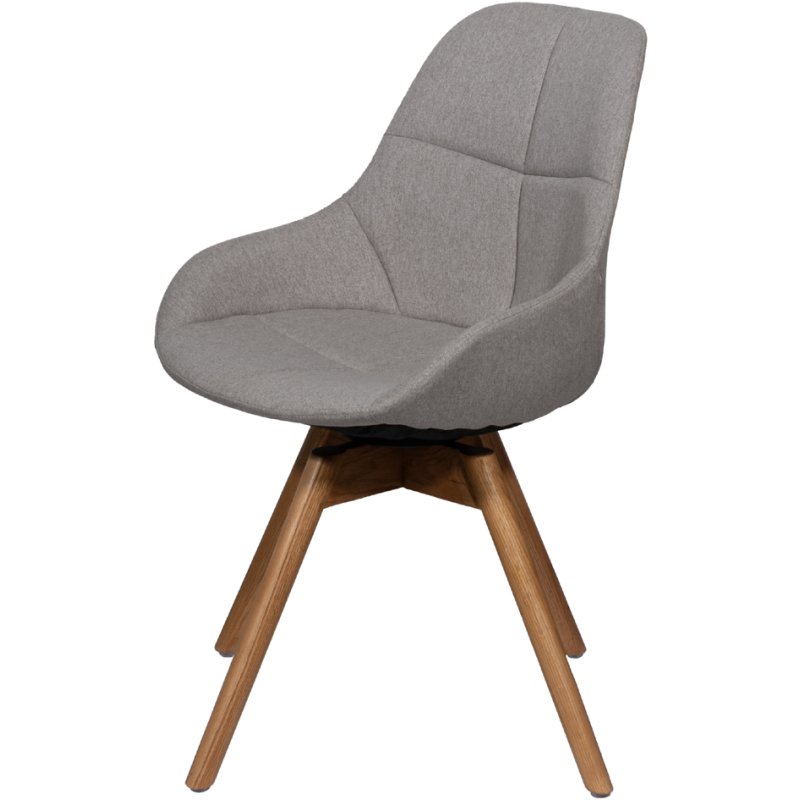PAPERFLOW chaise visiteur Juno, lot de 2, gris anthracite