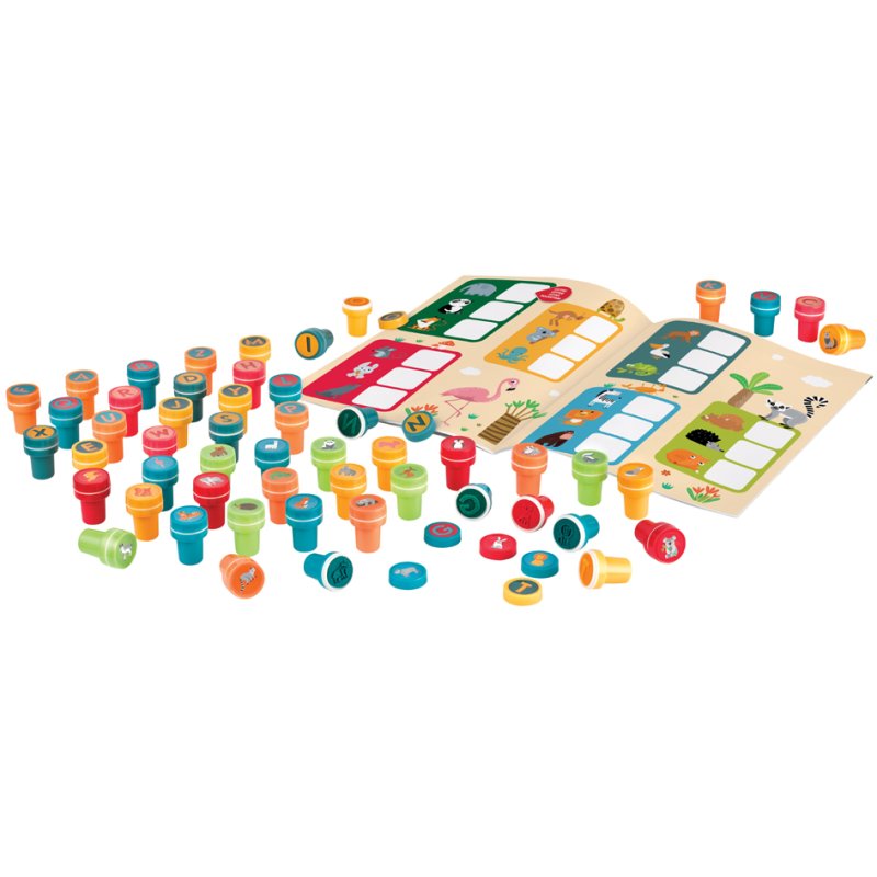Maped Creativ stamp set, self-inking, 52 pieces