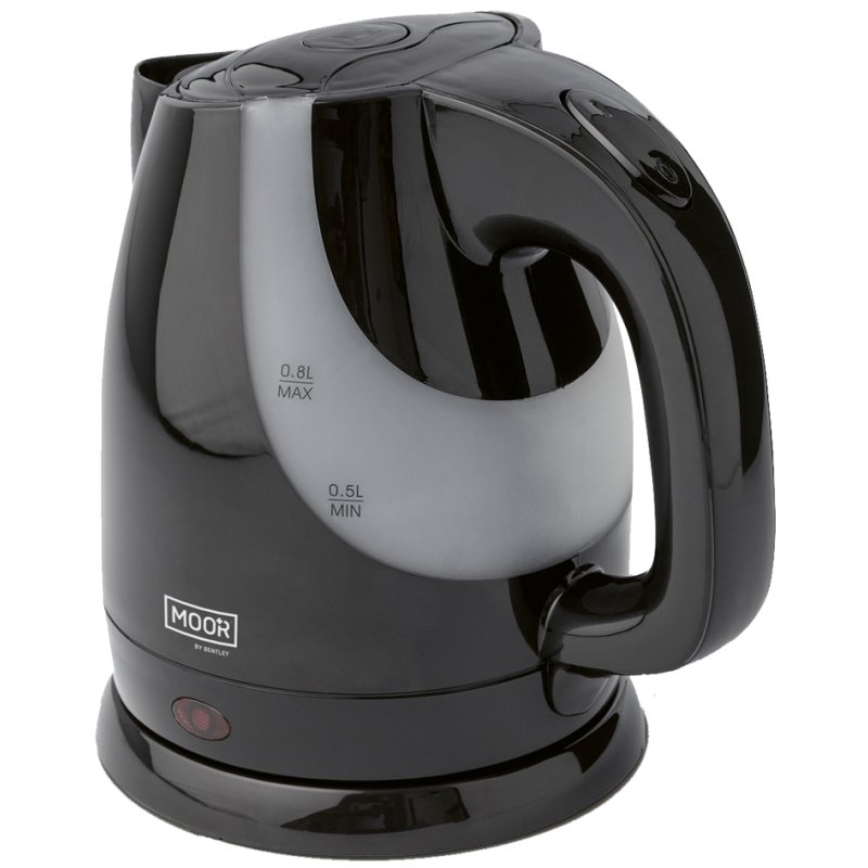 MOOR waterkoker CLEO, zwart, 0,8 liter