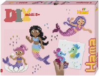 Hama strijkkralen midi Zeemeerminnen geschenkset, 5,0 mm, 4000 stuks