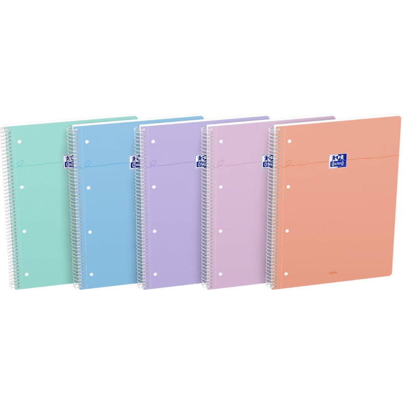 Oxford notepad Smart Pastell A4+, pastel colours, 80 sheets