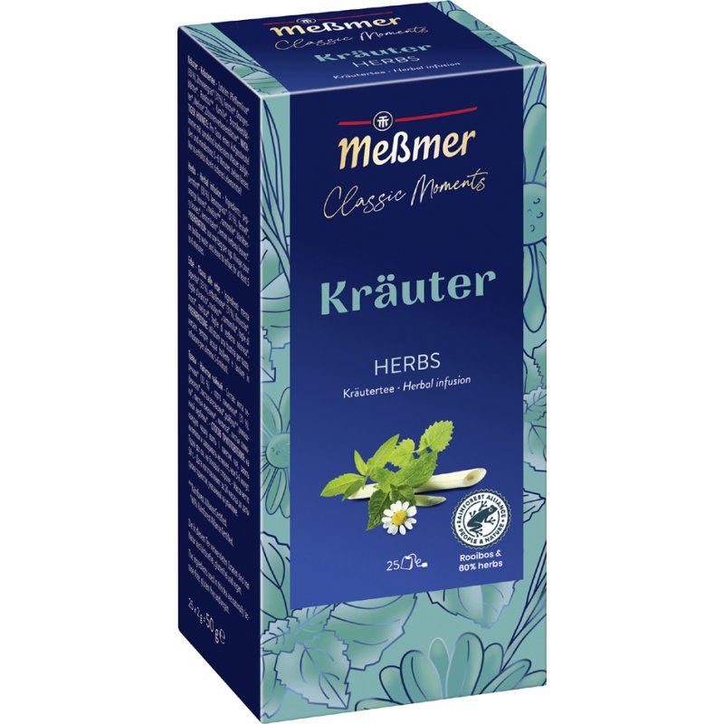 Messmer Herbal Tea Classic Moments, 25 tea bags