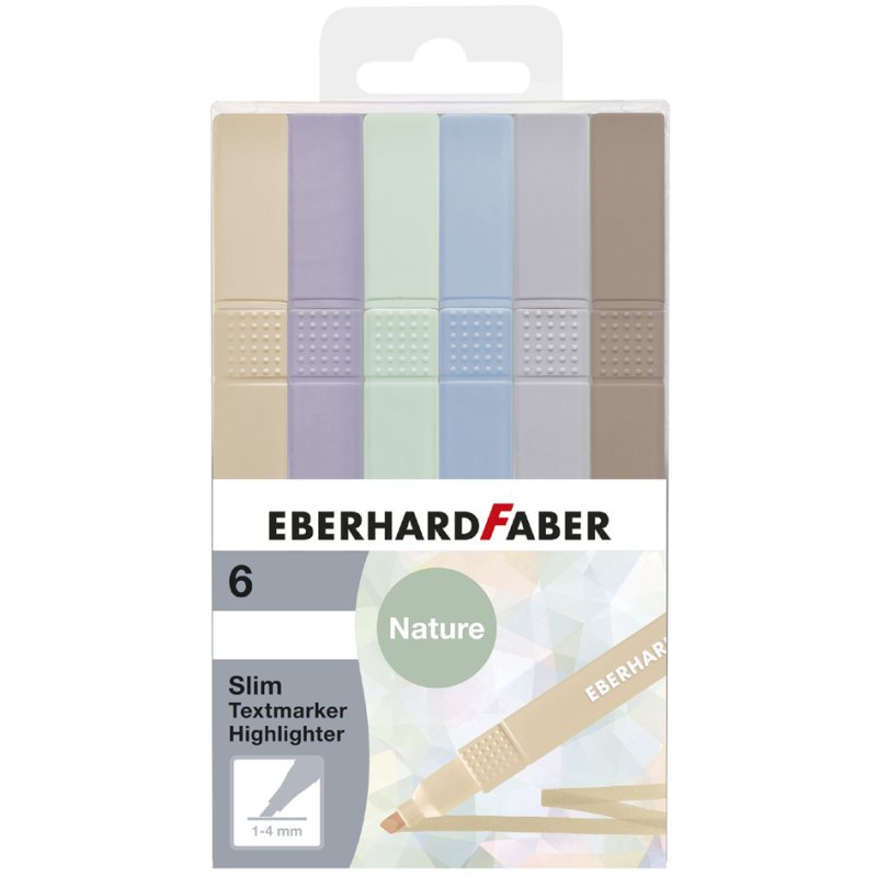 EBERHARD FABER highlighters Slim, 6 pieces