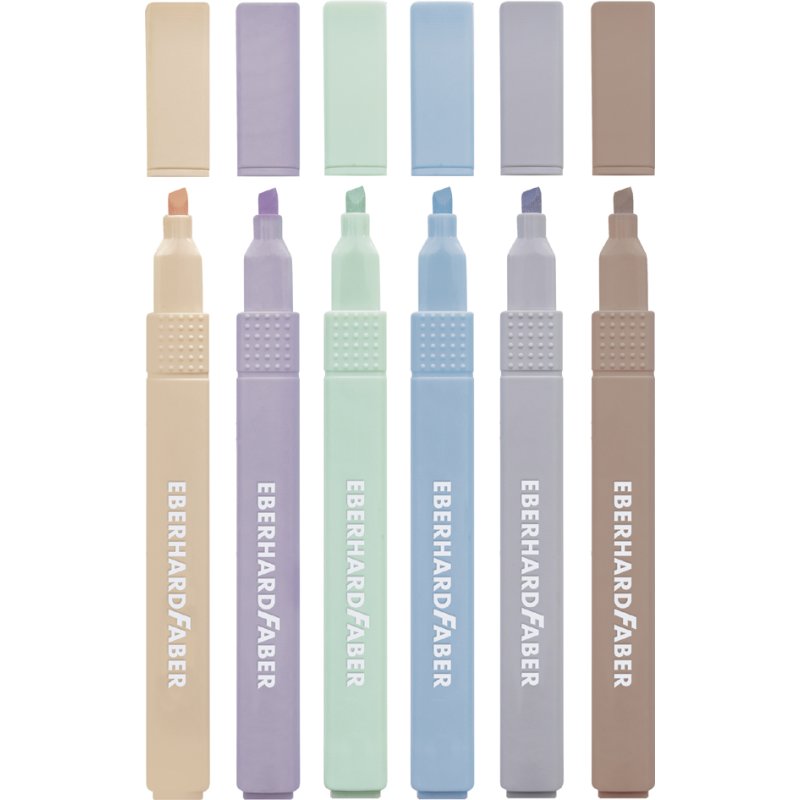 EBERHARD FABER highlighters Slim, 6 pieces