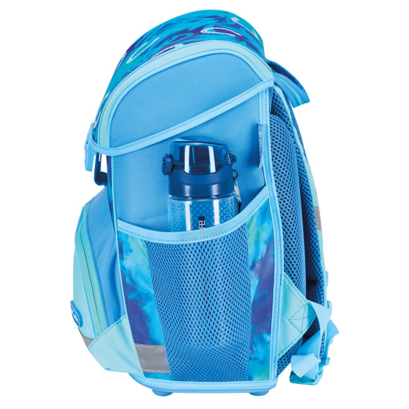 herlitz cartable scolaire Loop Plus Lucky Horse, bleu clair/bleu foncé, 17 L