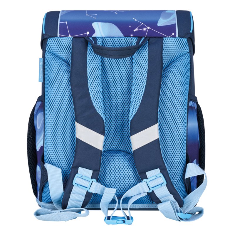 herlitz sac à dos Loop Plus Cosmic Explorer, bleu foncé/bleu clair, 17 L, polyester