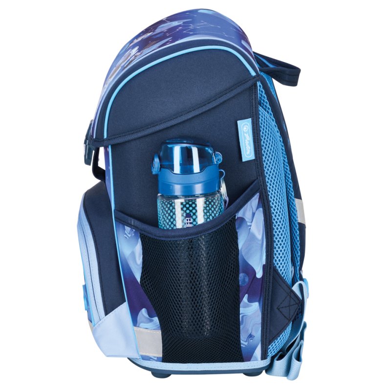 herlitz sac à dos Loop Plus Cosmic Explorer, bleu foncé/bleu clair, 17 L, polyester