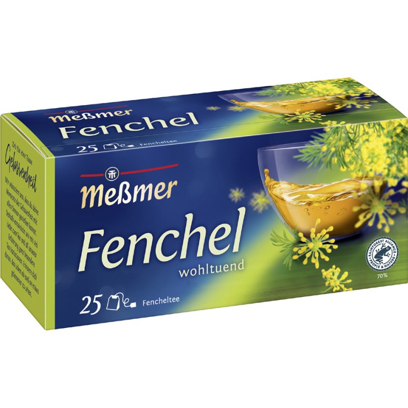 Meßmer Thé au Fenouil, bienfaisant, 25 sachets