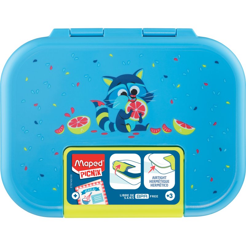 Maped PICNIK boîte à lunch WASCHBÄR, acier inoxydable, 0,9 litre