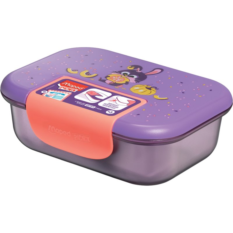 Maped MINIZ boîte à lunch, plastique, 0,9 litre, hermétique