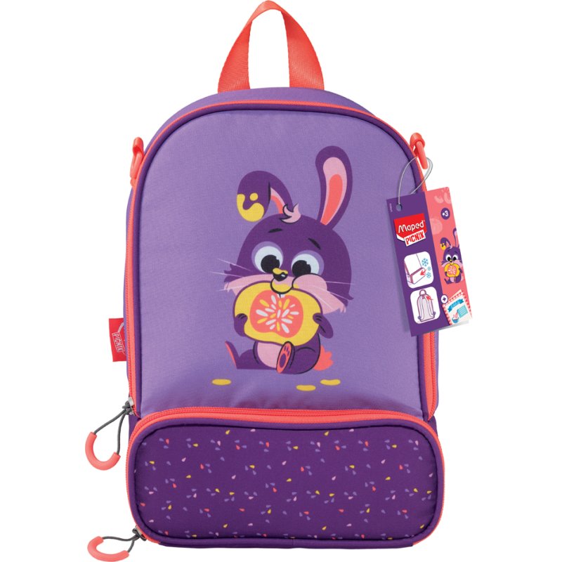 Maped PICNIK sac à dos enfant raton laveur, bleu, polyester