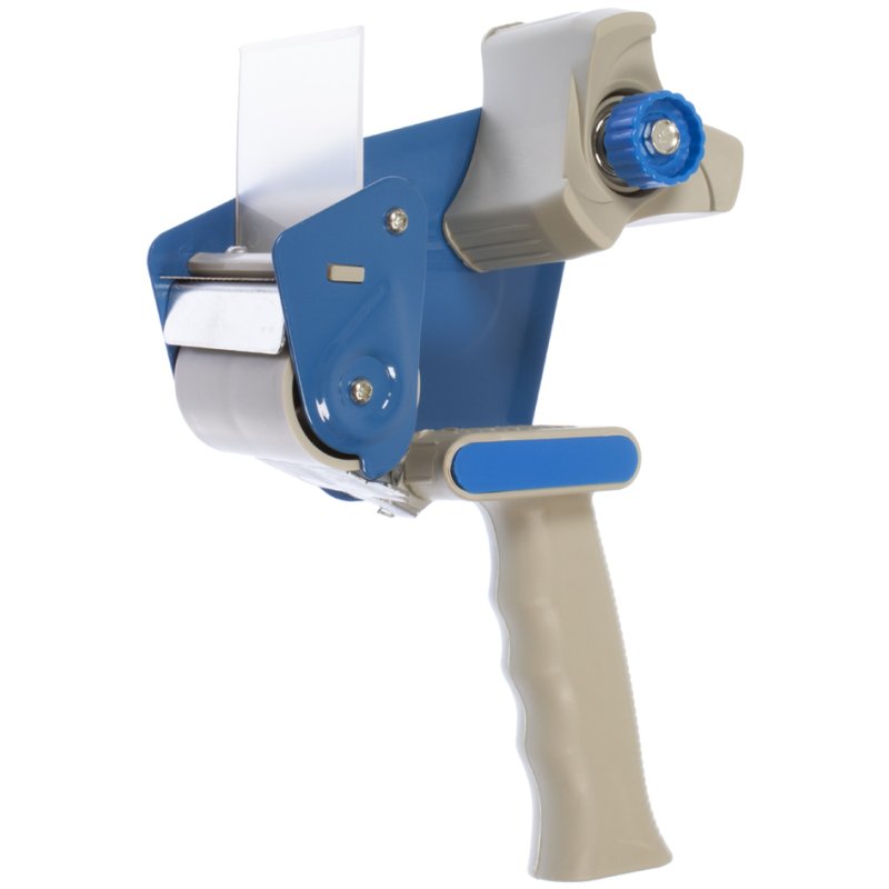 RAADHUIS tapijroller voor verpakkingstape, grijs/blauw, 50 mm