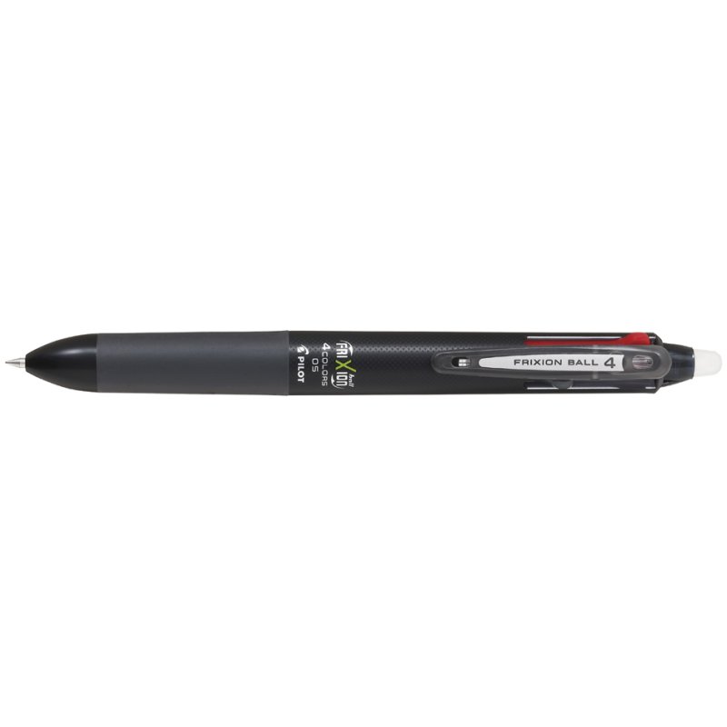 PILOT Stylo à bille rétractable 4 couleurs FRIXION 4 COLORS, effaçable, rechargeable, 0,25 mm