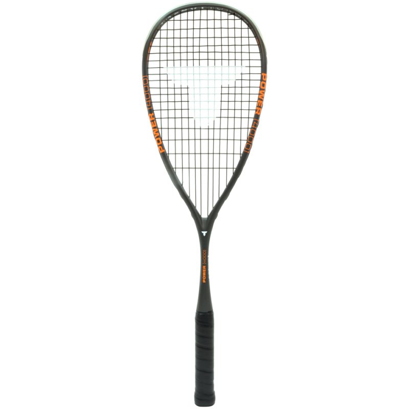 TALBOT torro squashracket Power 4000, zwart/oranje, 100% grafiet, 175 g