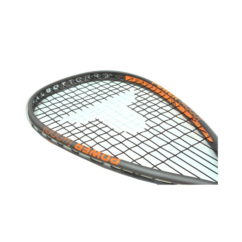 TALBOT torro squashracket Power 4000, zwart/oranje, 100% grafiet, 175 g