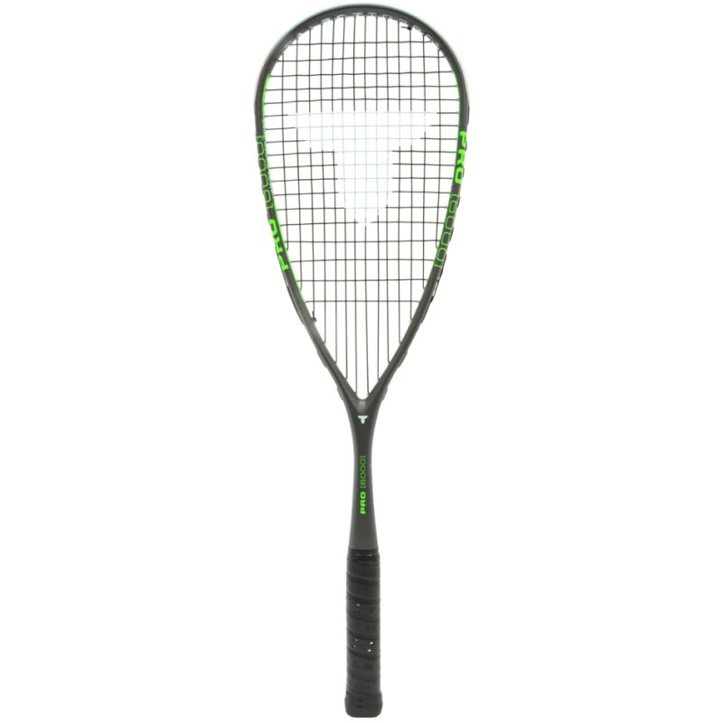TALBOT torro squashracket Pro 6000, zwart/groen, carbon, 155 g