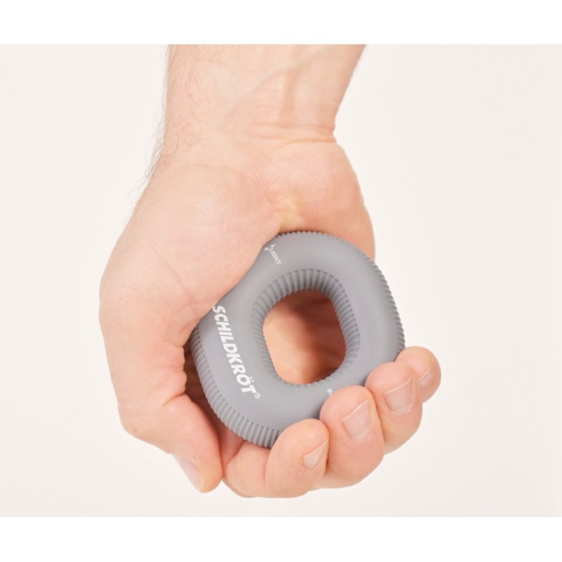 SCHILDKRÖT Entraîneur de main Ergo, lot de 2, bleu/gris, silicone