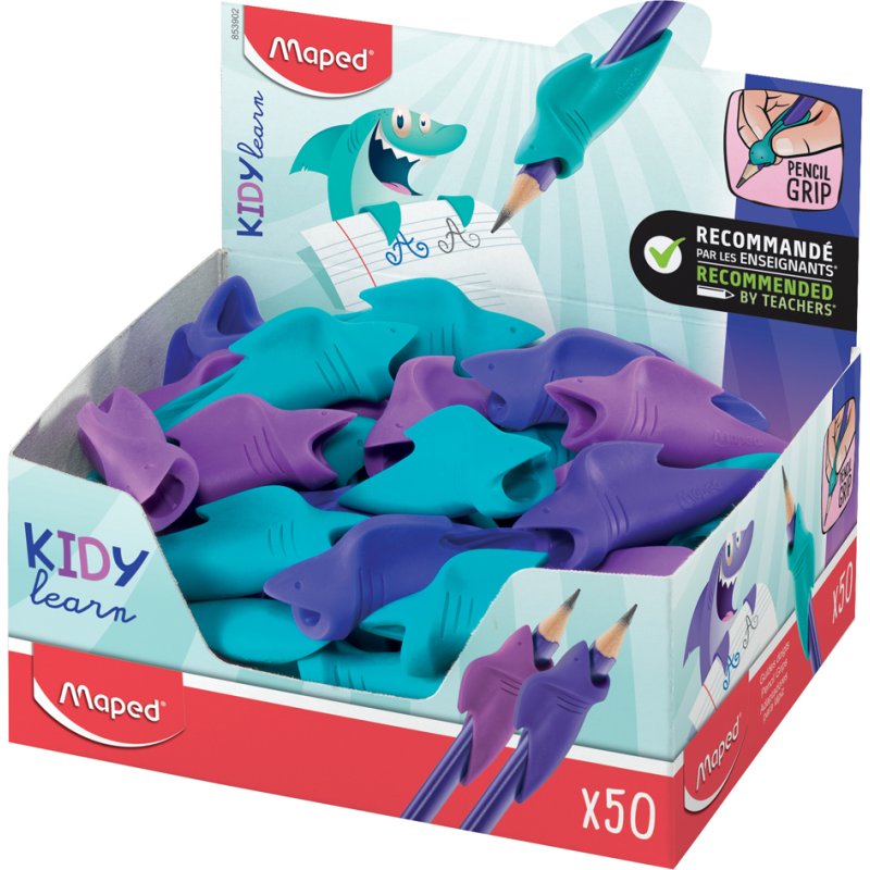 Maped Kidy Learn aide à l'écriture, assortiment coloré, 55 mm, 50 pièces
