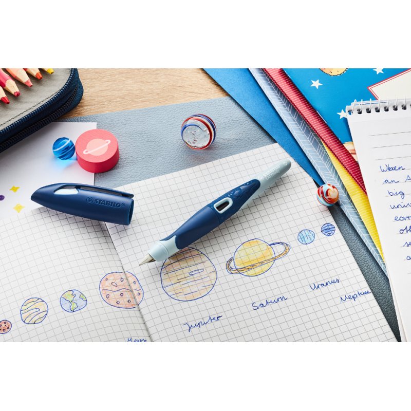STABILO stylo plume EASYbirdy 3D DreamWorld R, rose, pointe A, droitier