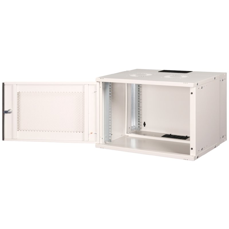 DIGITUS 19" SOHO PRO wandkast, 540 × 400 mm, 7 HE, lichtgrijs
