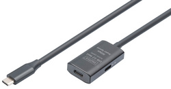 DIGITUS USB 3.2 Gen1 actieve verlengkabel, zwart, 5,0 m