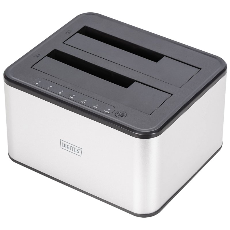 DIGITUS Station d'accueil USB 3.0, 2,5"/3,5" SATA HDD/SSD, fonction de clonage