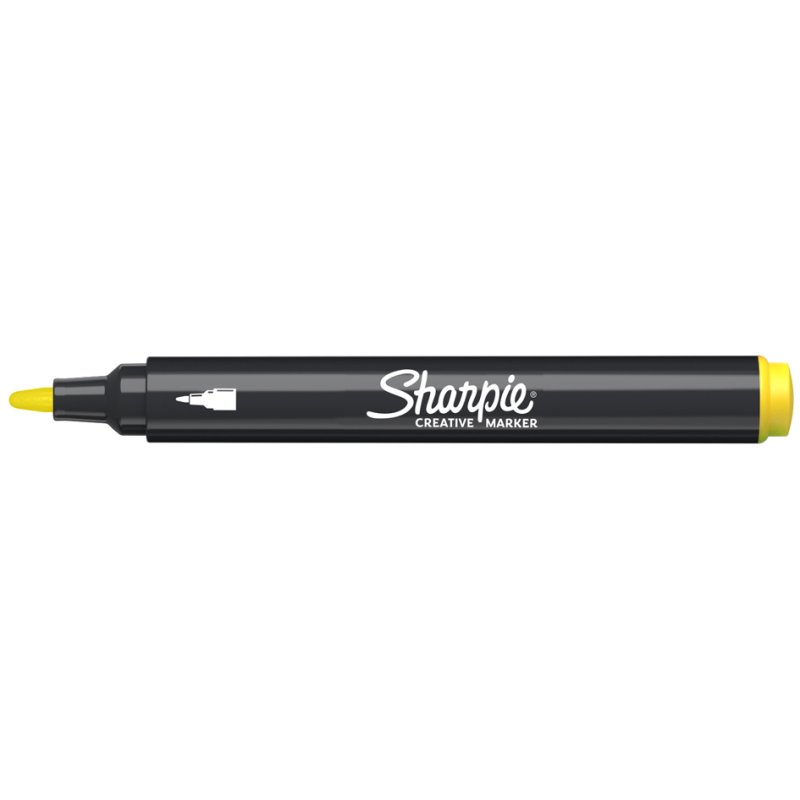 Sharpie marqueur acrylique, pointe ronde, parang, encre acrylique